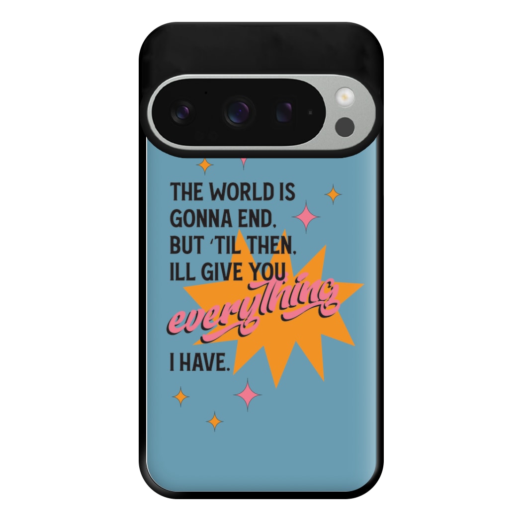 The World Is Gonna End - Fender Phone Case for Google Pixel 9 Pro XL