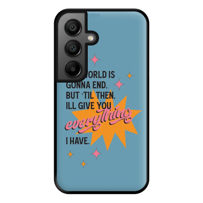 The World Is Gonna End - Fender Phone Case for Google Pixel 8