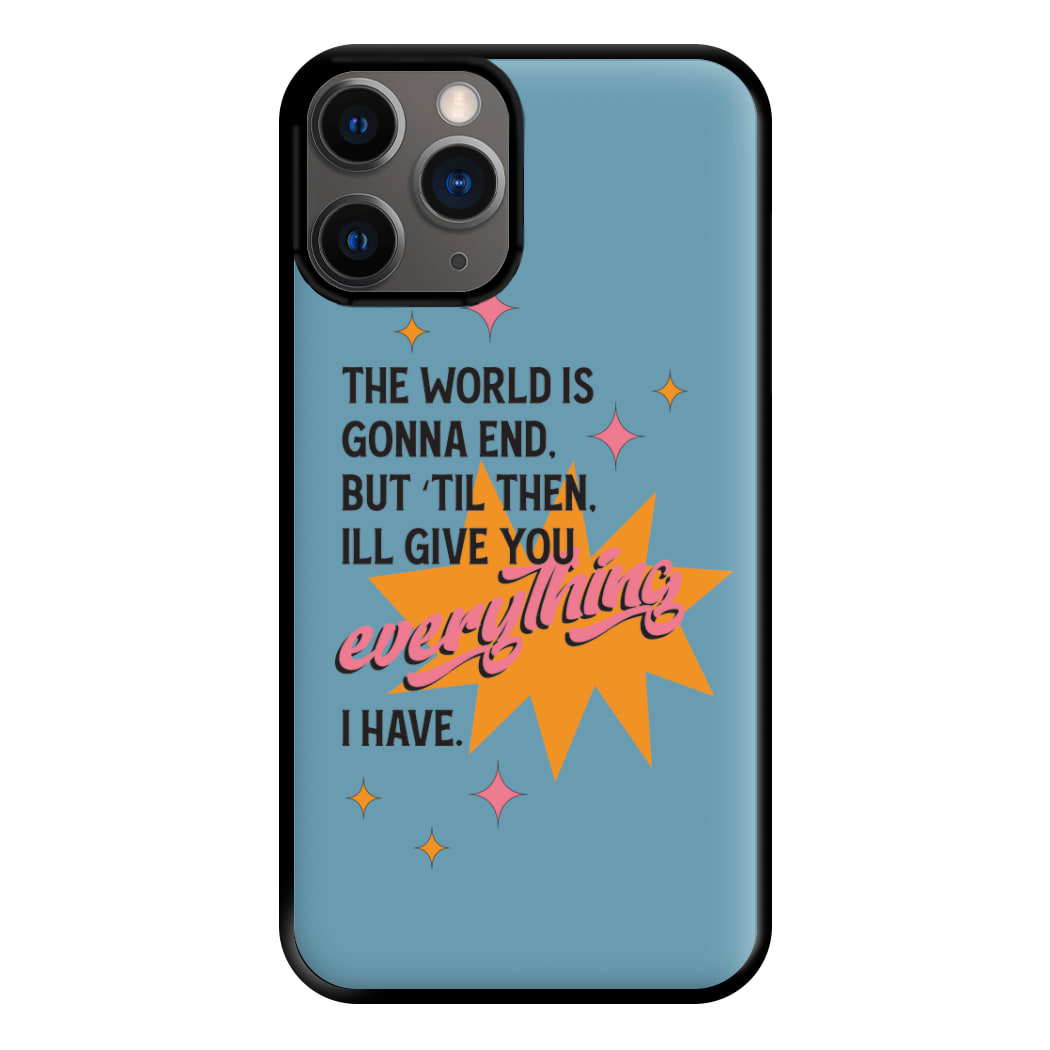 The World Is Gonna End - Fender Phone Case for iPhone 12 Pro Max