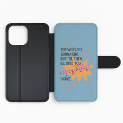 The World Is Gonna End - Fender Flip Phone Case