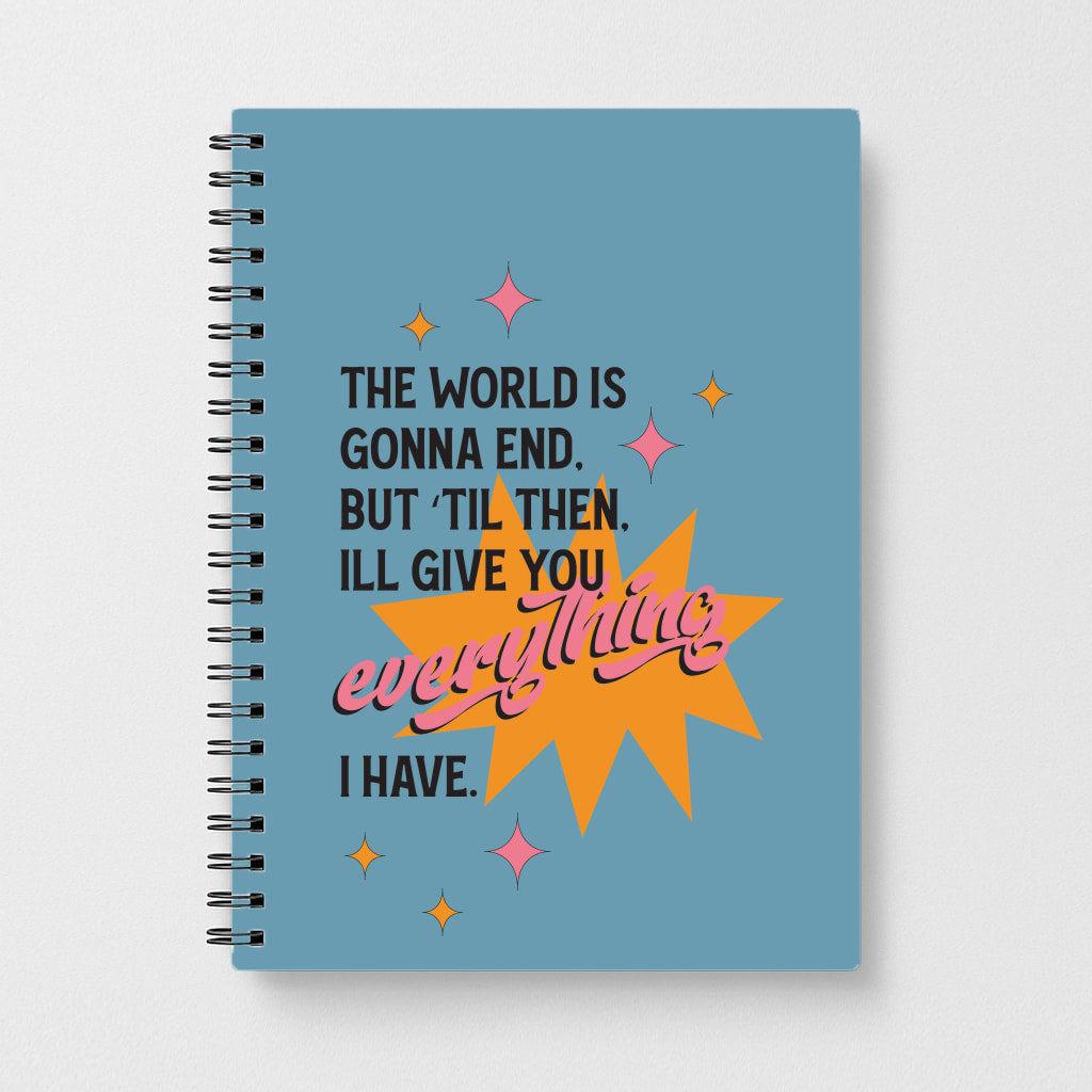The World Is Gonna End - Fender Notebook