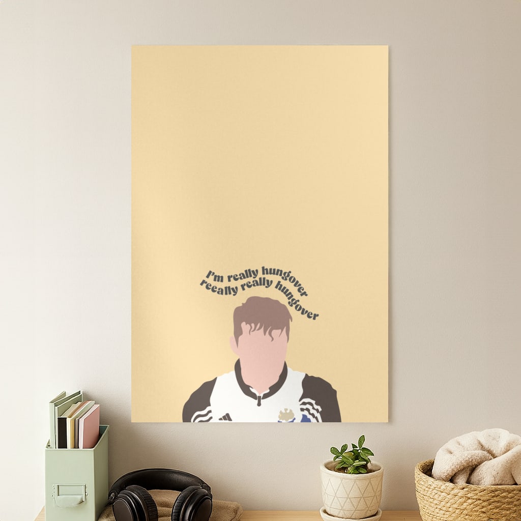 I'm Really Hungover - Fender Poster