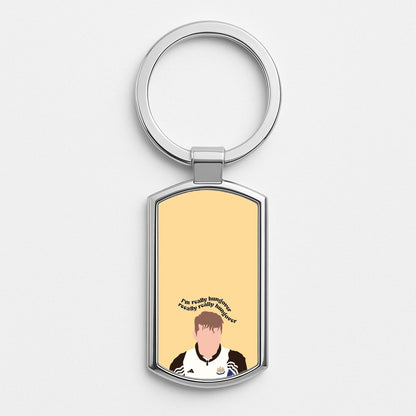 I'm Really Hungover - Fender Silver Keyring