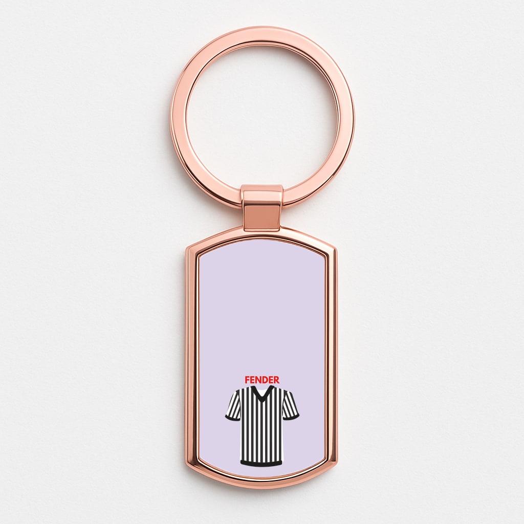 Newcastle - Fender Rose Gold Keyring