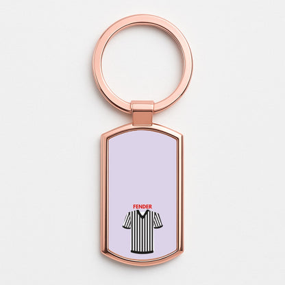 Newcastle - Fender Rose Gold Keyring