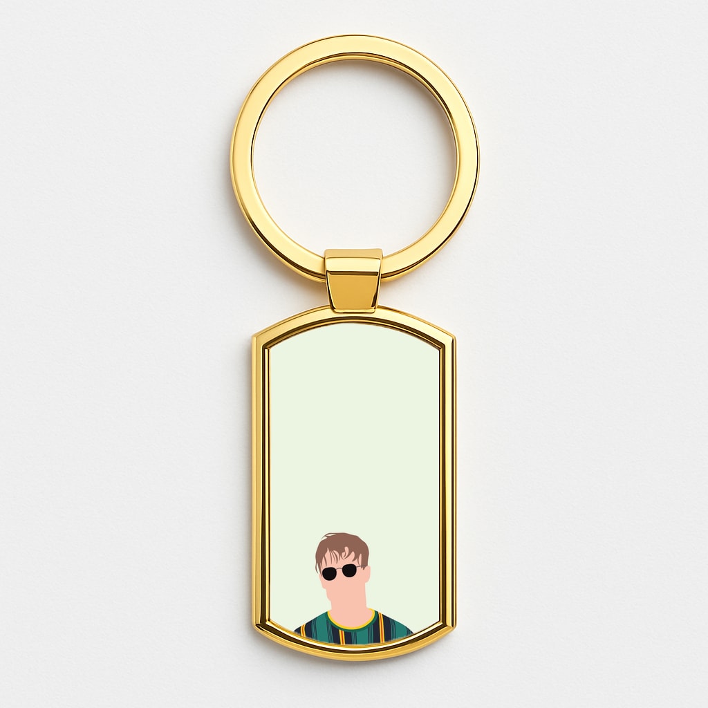 Glasses - Fender Gold Keyring