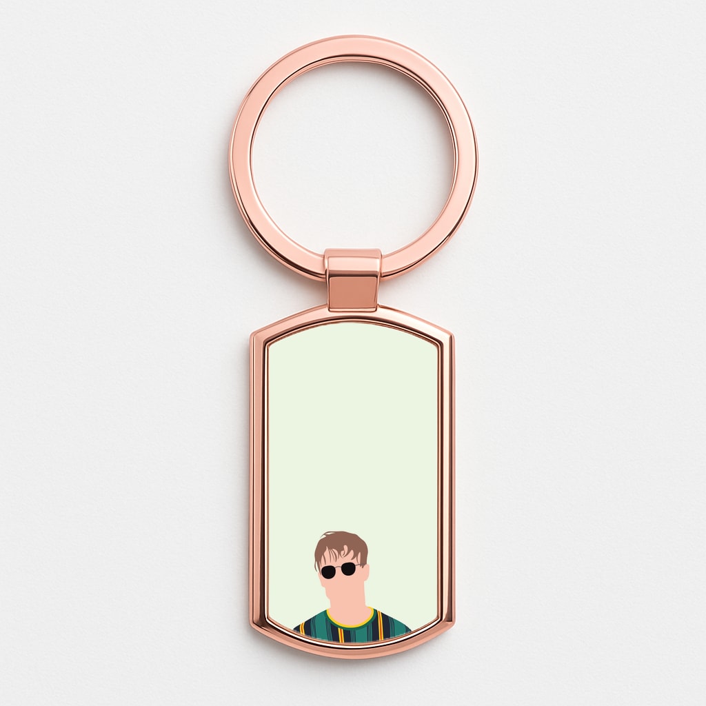 Glasses - Fender Rose Gold Keyring