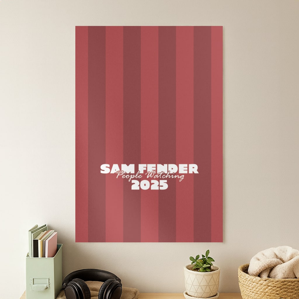 Stripes People Watching 2025 Poster