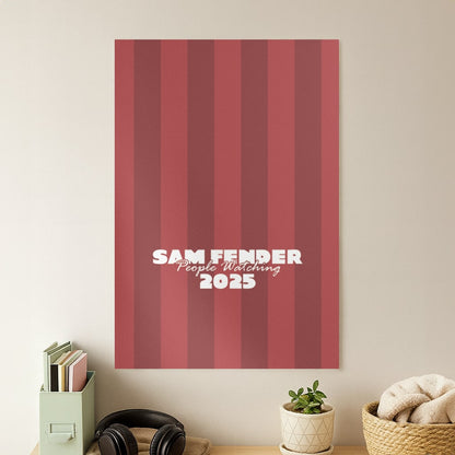 Stripes People Watching 2025 Poster