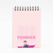 Fender Pink Sports Jersey Notebook 4