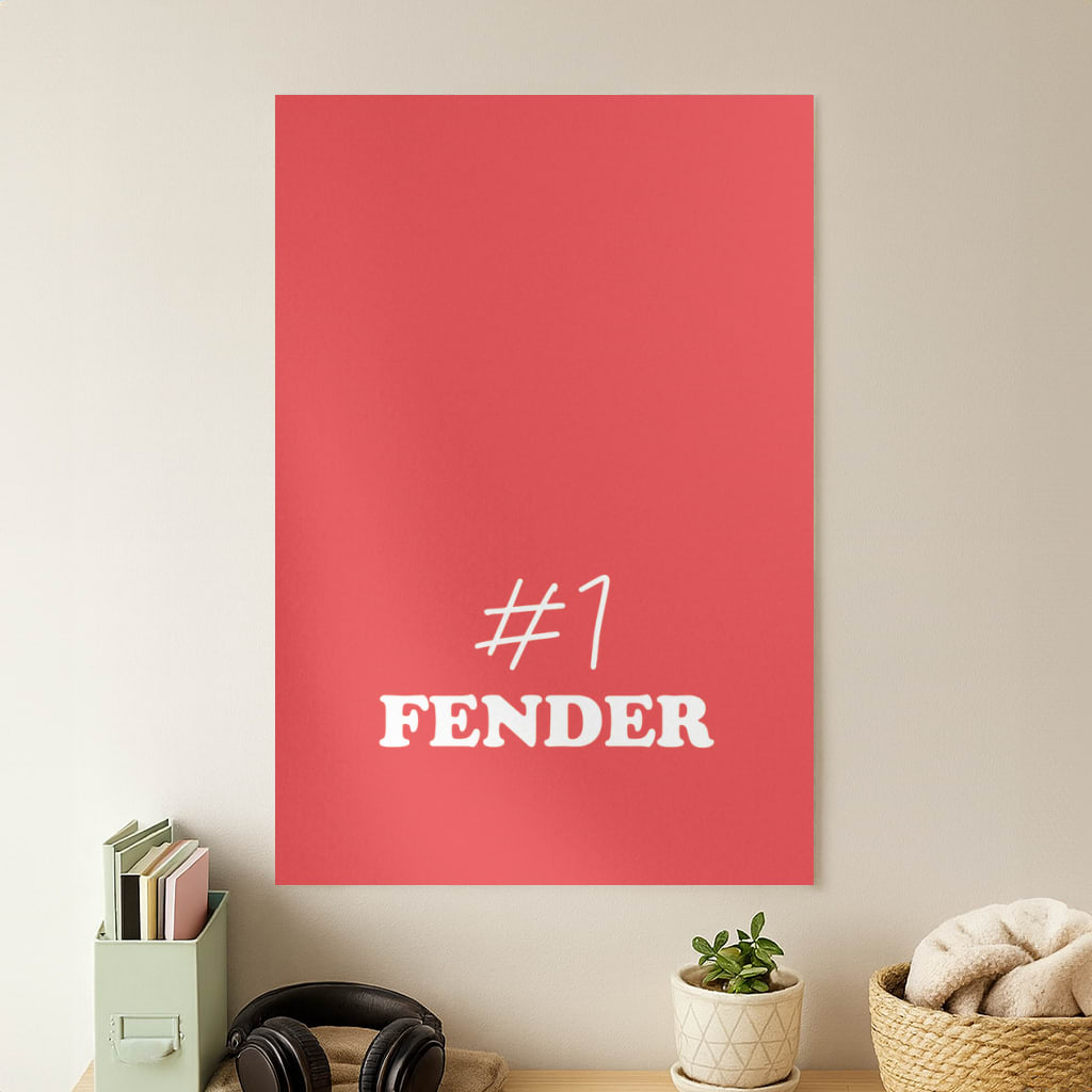 #1 FENDER Poster