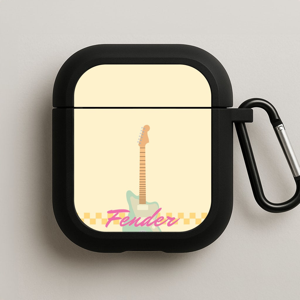 Blue Guitar Fender AirPods Case