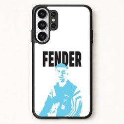 Fender Silhouette Blue Phone Case for Galaxy S26 Ultra