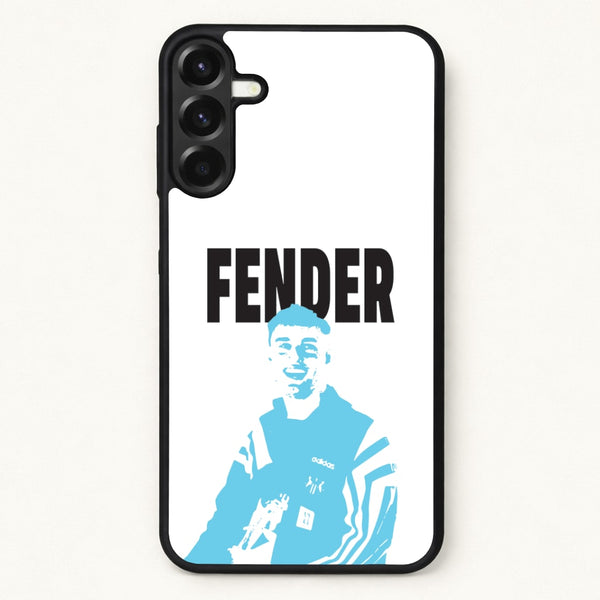 Fender Silhouette Blue Phone Case for Galaxy A57