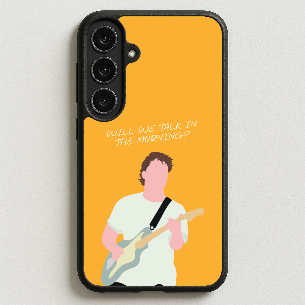 Will We Talk In The Morning Yellow Phone Case for Galaxy S25FE
