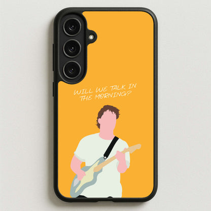 Will We Talk In The Morning Yellow Phone Case for Galaxy S25FE