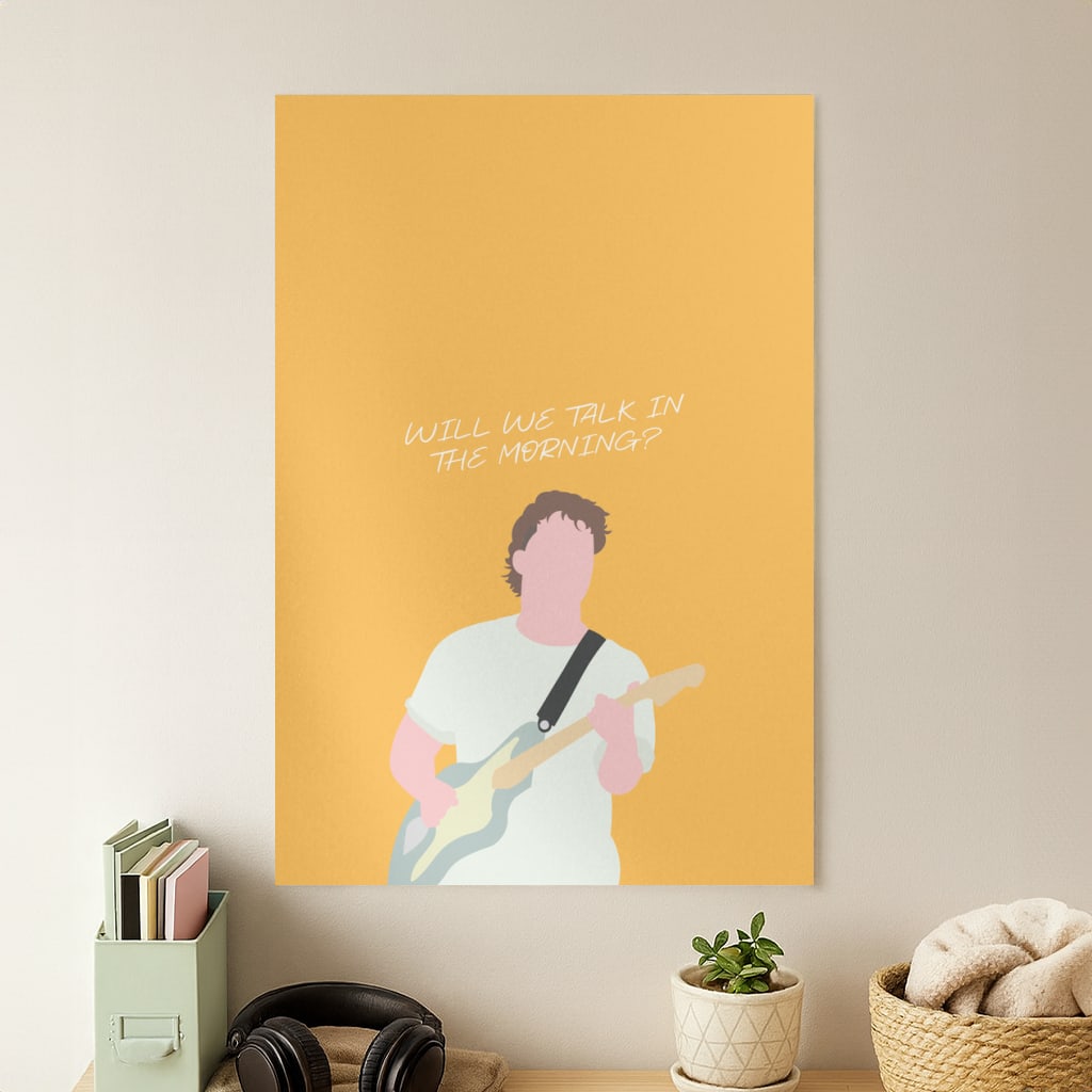 Will We Talk In The Morning Yellow Poster