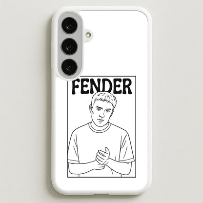 Fender Outline Phone Case for Galaxy S25FE