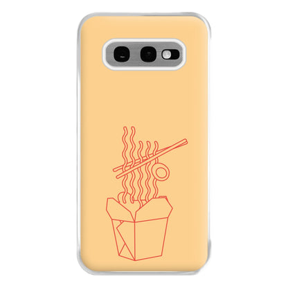 Noodels - Fast Food Patterns Phone Case for Galaxy S10e