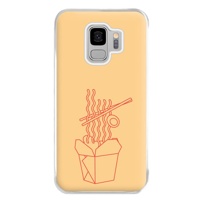 Noodels - Fast Food Patterns Phone Case for Galaxy S9 Plus