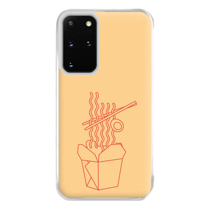 Noodels - Fast Food Patterns Phone Case for Galaxy S20 Plus