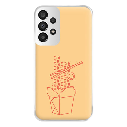 Noodels - Fast Food Patterns Phone Case for Galaxy A33