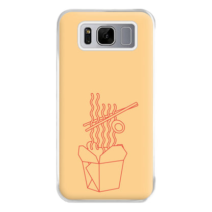 Noodels - Fast Food Patterns Phone Case for Galaxy S8 Plus