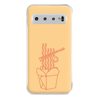 Noodels - Fast Food Patterns Phone Case for Galaxy S10 Plus