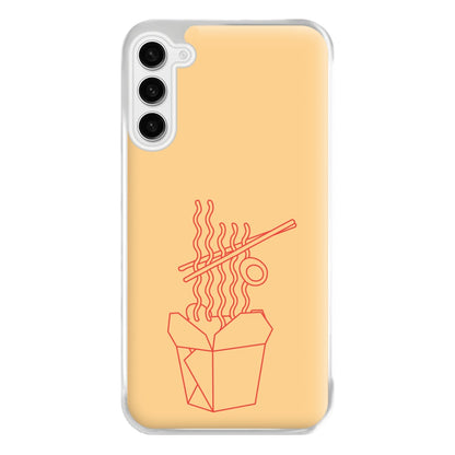 Noodels - Fast Food Patterns Phone Case for Galaxy S23FE