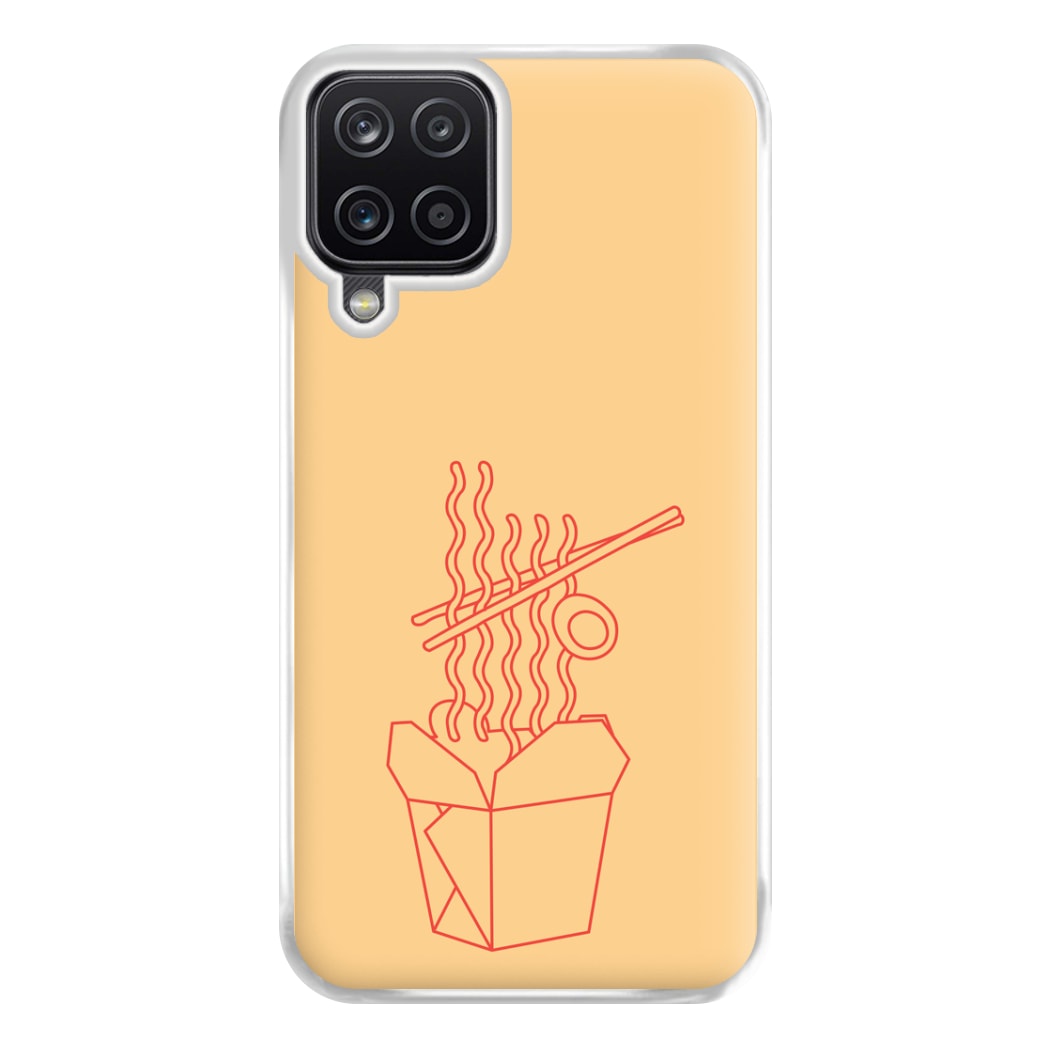 Noodels - Fast Food Patterns Phone Case for Galaxy A12