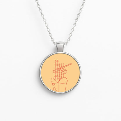 Noodels - Fast Food Patterns Necklace
