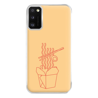 Noodels - Fast Food Patterns Phone Case for Galaxy A41