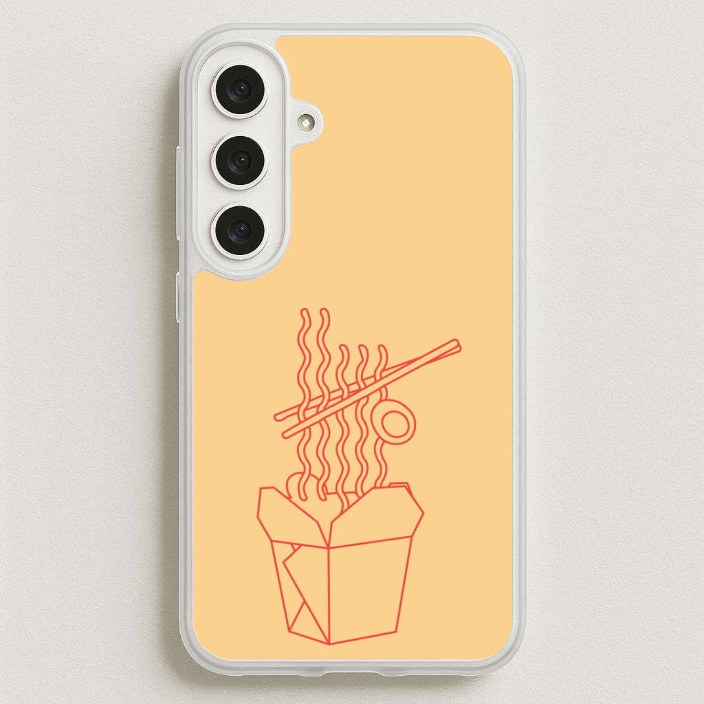 Noodels - Fast Food Patterns Phone Case for Galaxy S25FE
