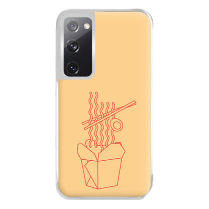 Noodels - Fast Food Patterns Phone Case for Galaxy S20FE