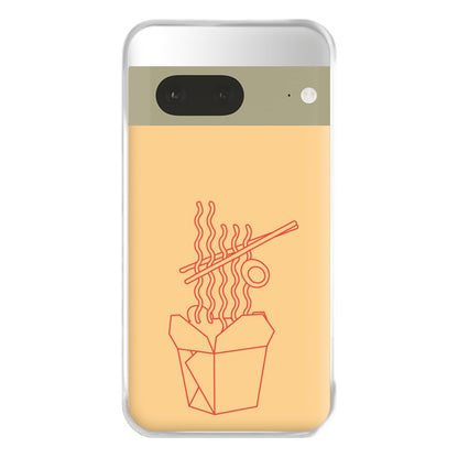 Noodels - Fast Food Patterns Phone Case for Google Pixel 7a