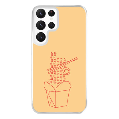 Noodels - Fast Food Patterns Phone Case for Galaxy S22 Ultra