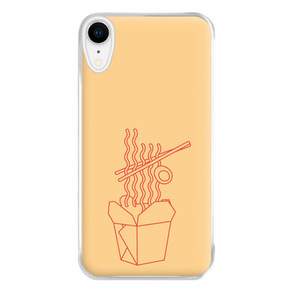 Noodels - Fast Food Patterns Phone Case for iPhone XR