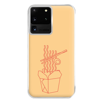 Noodels - Fast Food Patterns Phone Case for Galaxy S20 Ultra