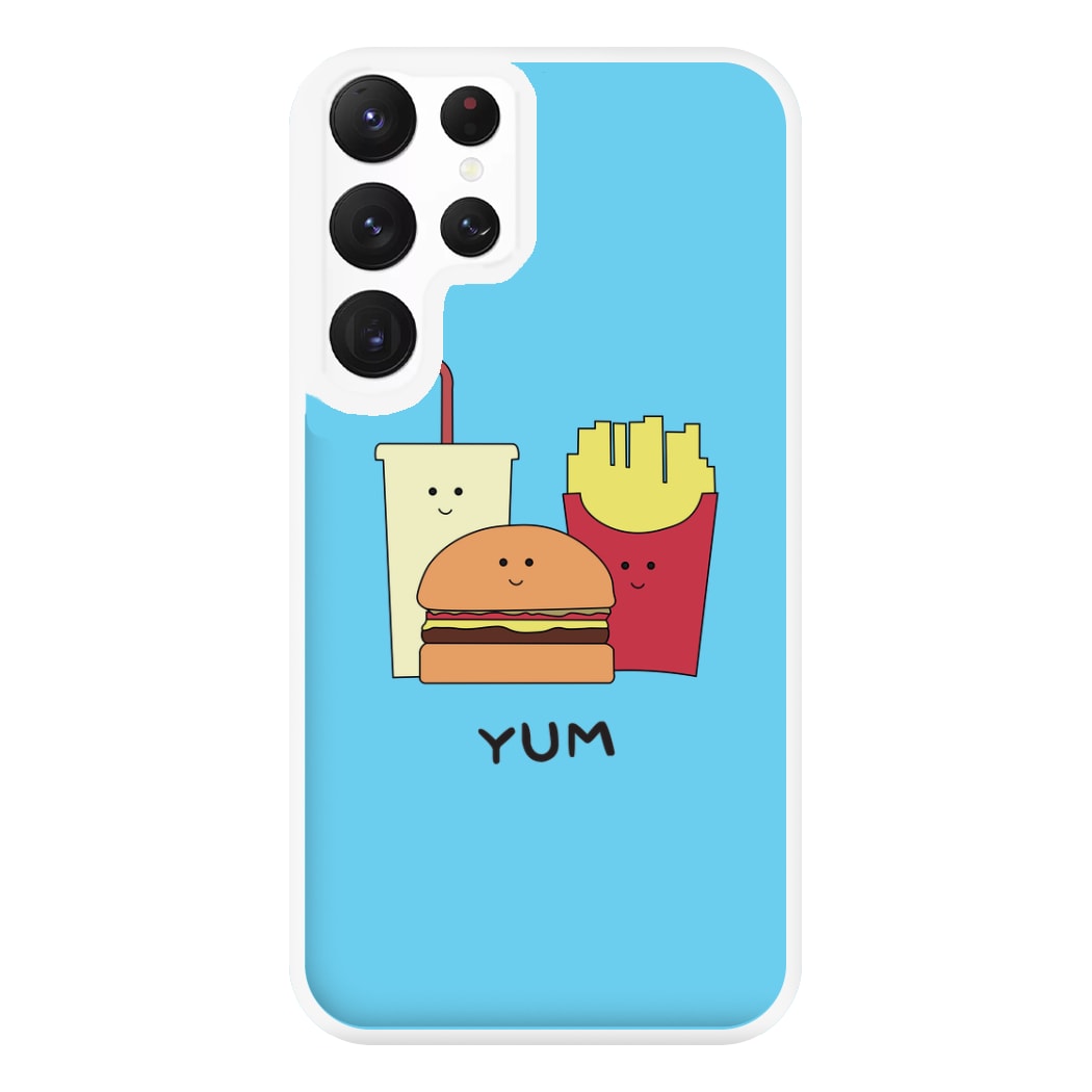 Fast Food Meal - Fast Food Patterns Phone Case for Galaxy S22 Ultra