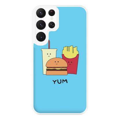 Fast Food Meal - Fast Food Patterns Phone Case for Galaxy S22 Ultra