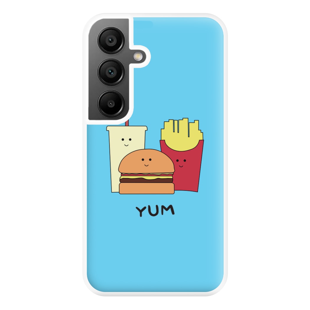 Fast Food Meal - Fast Food Patterns Phone Case for Galaxy A55