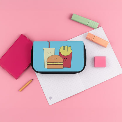 Fast Food Meal - Fast Food Patterns Pencil Case