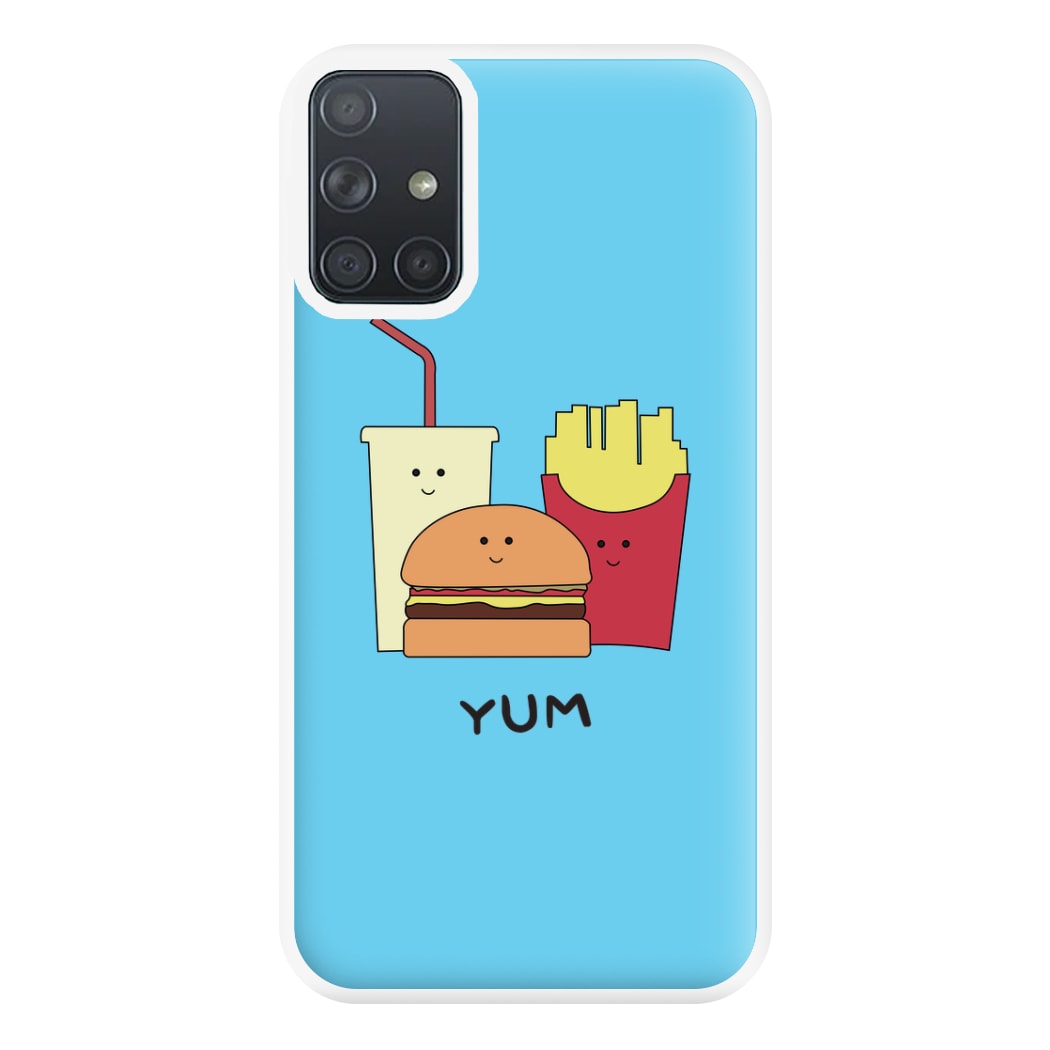 Fast Food Meal - Fast Food Patterns Phone Case for Galaxy A71