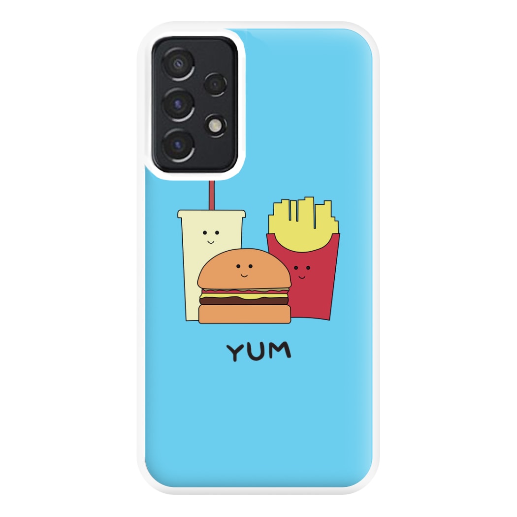 Fast Food Meal - Fast Food Patterns Phone Case for Galaxy A52 / A52s