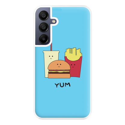 Fast Food Meal - Fast Food Patterns Phone Case for Galaxy A16