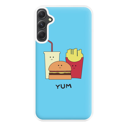 Fast Food Meal - Fast Food Patterns Phone Case for Galaxy A34