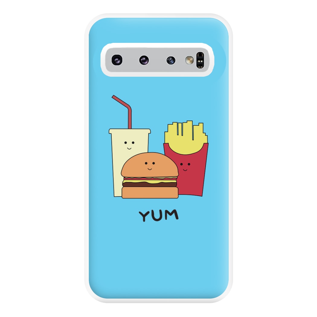 Fast Food Meal - Fast Food Patterns Phone Case for Galaxy S10 Plus