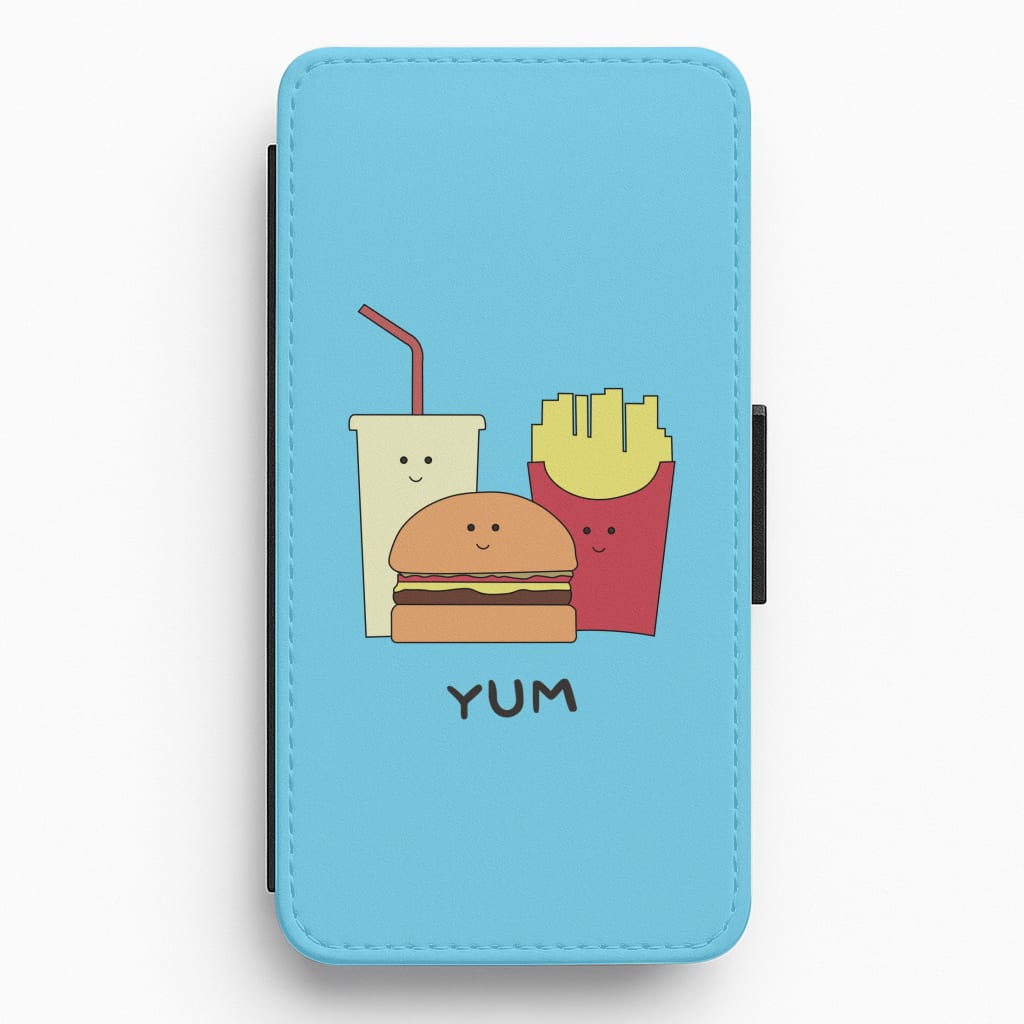 Fast Food Meal - Fast Food Patterns Flip / Wallet Phone Case