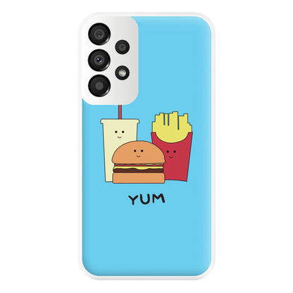 Fast Food Meal - Fast Food Patterns Phone Case for Galaxy A33