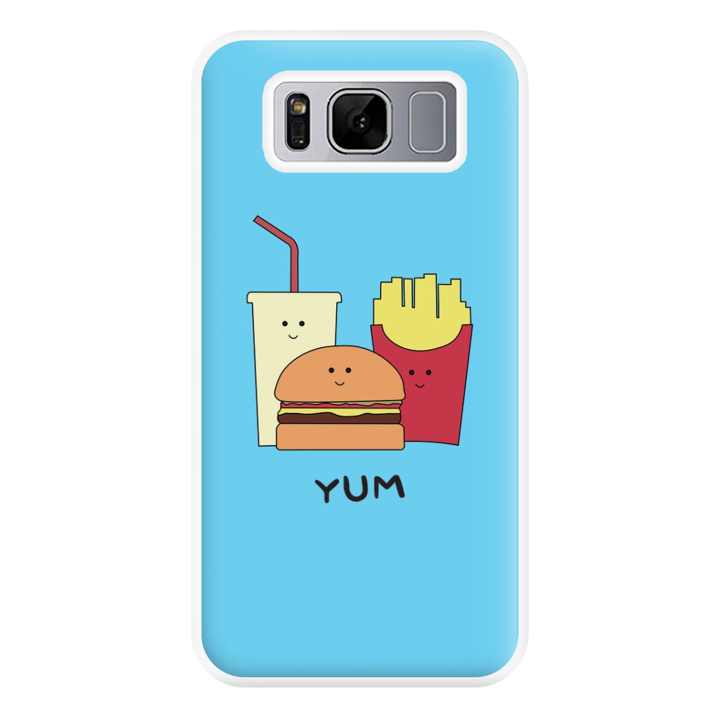 Fast Food Meal - Fast Food Patterns Phone Case for Galaxy S8 Plus